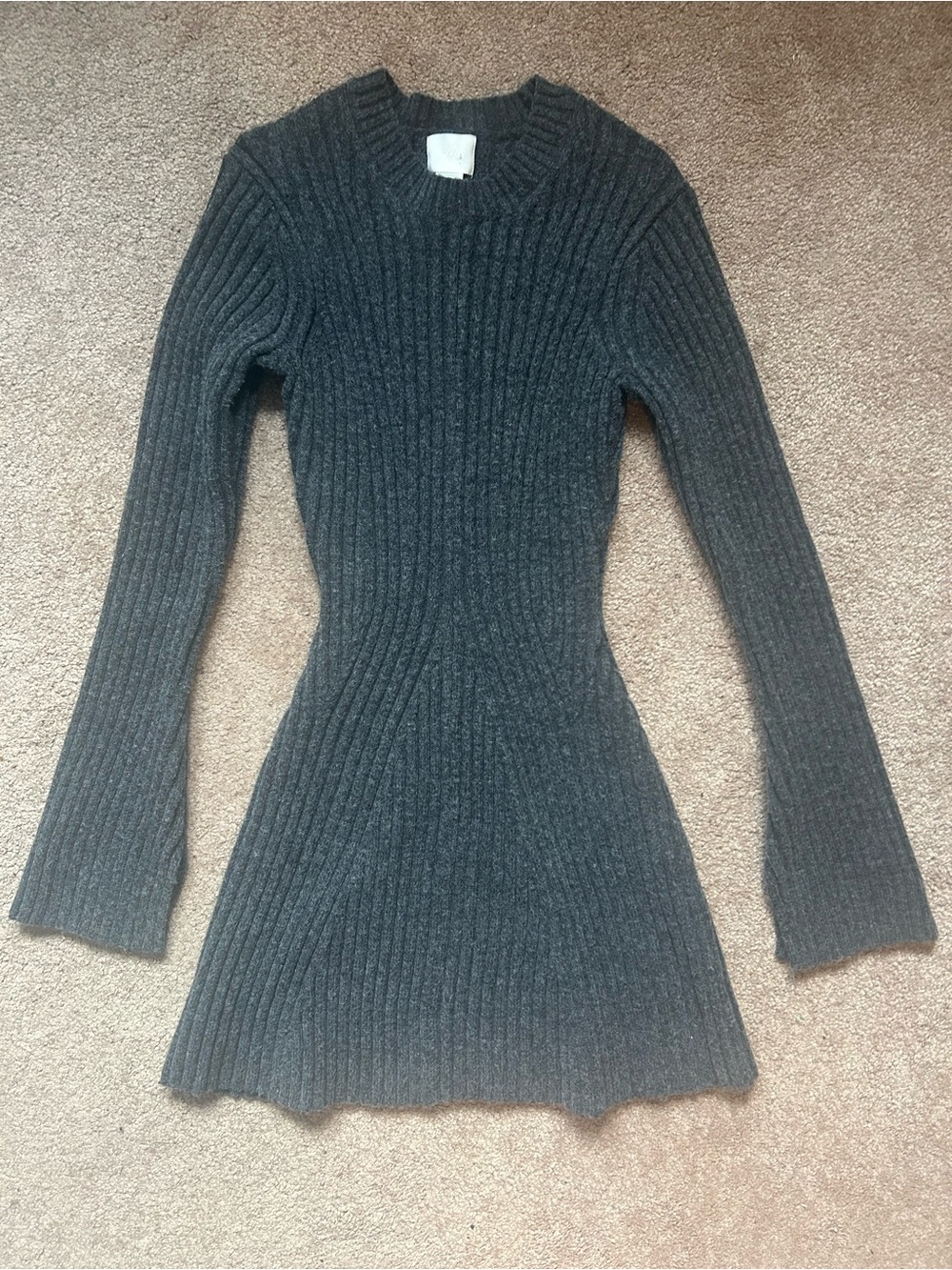 H&M Ribbed Knit Mini Dress
